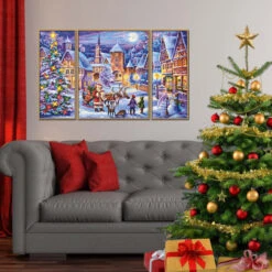 Schipper White Christmas Paint-by-Number Kit -Eurographics || Diamond Dotz || Eeboo Store 450730 5 20690.1693440577