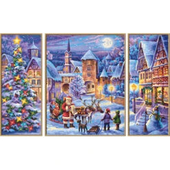 Schipper White Christmas Paint-by-Number Kit