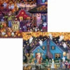 Vermont Christmas Company Halloween Gatherings, Set Of 2 Jigsaw Puzzle