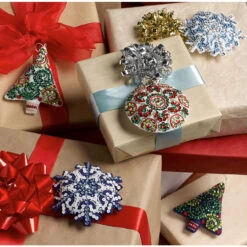 Bucilla Mandala Christmas Felt & Sequin Kit