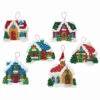 Bucilla Christmas Village Felt & Sequin Kit