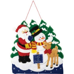 Bucilla The Christmas Squad Felt Kit