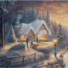 Craft Buddy Country Christmas Paint-by-Number Kit