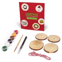 Make Your Own Christmas Wood Ornaments Craft Kit