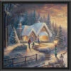 Craft Buddy Country Christmas Kit & Frame Paint-by-Number Kit