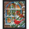 Diamond Dotz Christmas Window Kit & Frame Diamond Painting