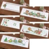 Herrschners Christmas Table Runner Assortment Set Stamped Cross-Stitch