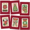 Herrschners Classic Christmas Greeting Cards Stamped Cross-Stitch Kit