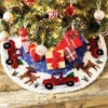 Herrschners Woodland Christmas Tree Skirt Latch Hook Kit