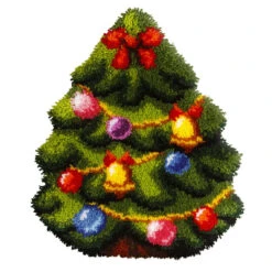 Orchidea Christmas Tree Latch Hook Kit