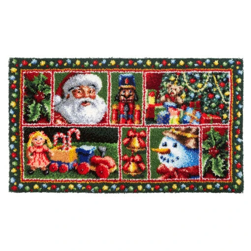 Herrschners Christmas Fever Latch Hook Kit -Eurographics || Diamond Dotz || Eeboo Store 558134 71111.1693464745