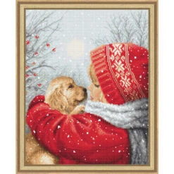 Letistitch Christmas Hugs Counted Cross-Stitch Kit