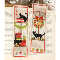 Vervaco Christmas Atmosphere Bookmarks Counted Cross-Stitch Kit -Eurographics || Diamond Dotz || Eeboo Store 565657 4 31096.1693466380