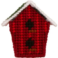 Herrschners Christmas Birdhouse Ornaments Plastic Canvas Kit -Eurographics || Diamond Dotz || Eeboo Store 570512 3 99094.1693467195