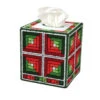 Herrschners Christmas Quilts Tissue Box Plastic Canvas Kit