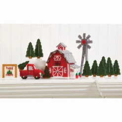Herrschners Christmas Village - Tree Farm Plastic Canvas Kit