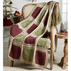 Herrschners Christmas Merriment Afghan Kit