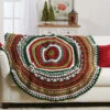 Herrschners Christmas Foliage Crochet Afghan Kit