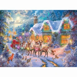 Rose Art Christmas Magic Jigsaw Puzzle