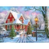 Rose Art Christmas At Home Jigsaw Puzzle