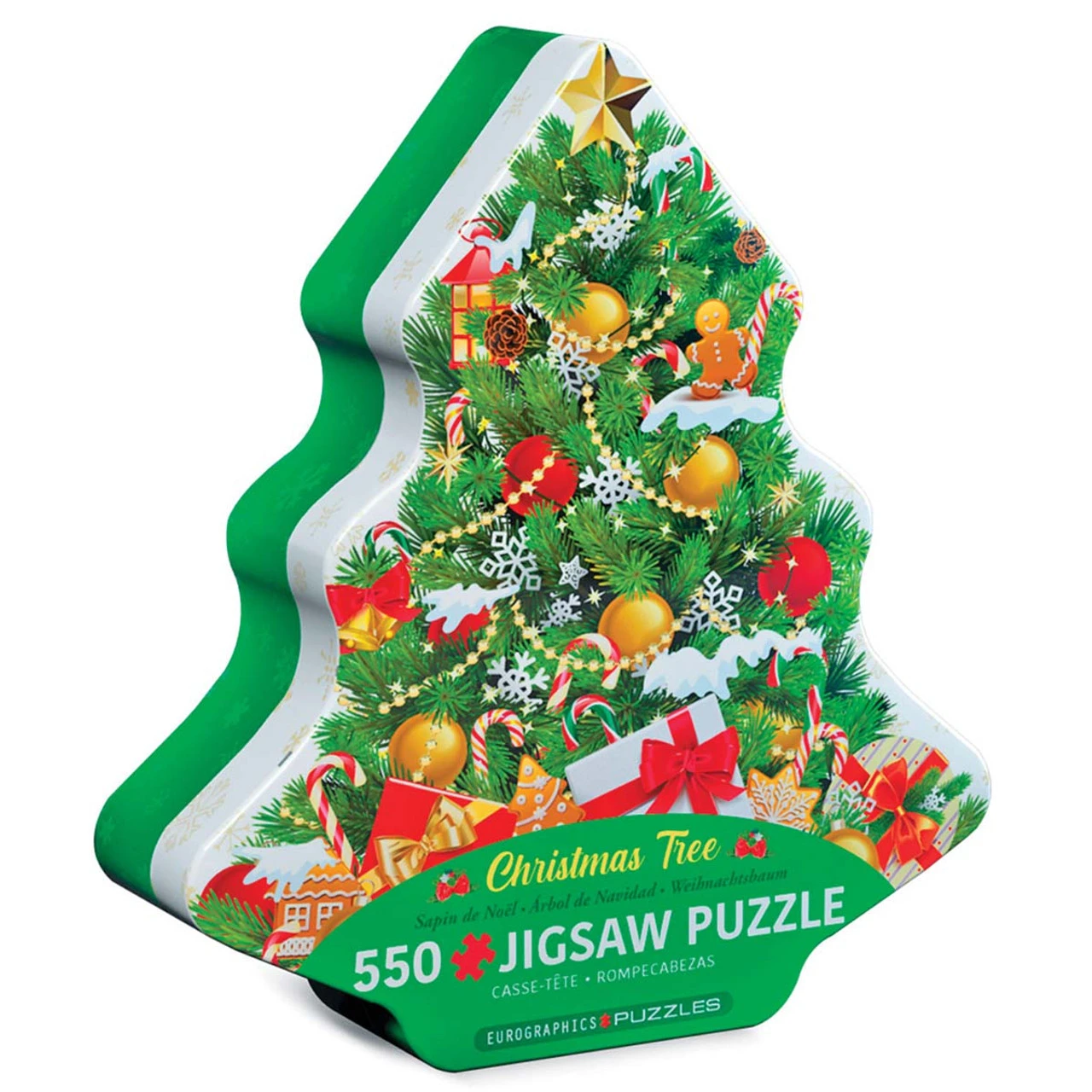 Eurographics Christmas Tree Tin Jigsaw Puzzle 2 Eurographics Christmas Tree Tin Jigsaw Puzzle - Image 2
