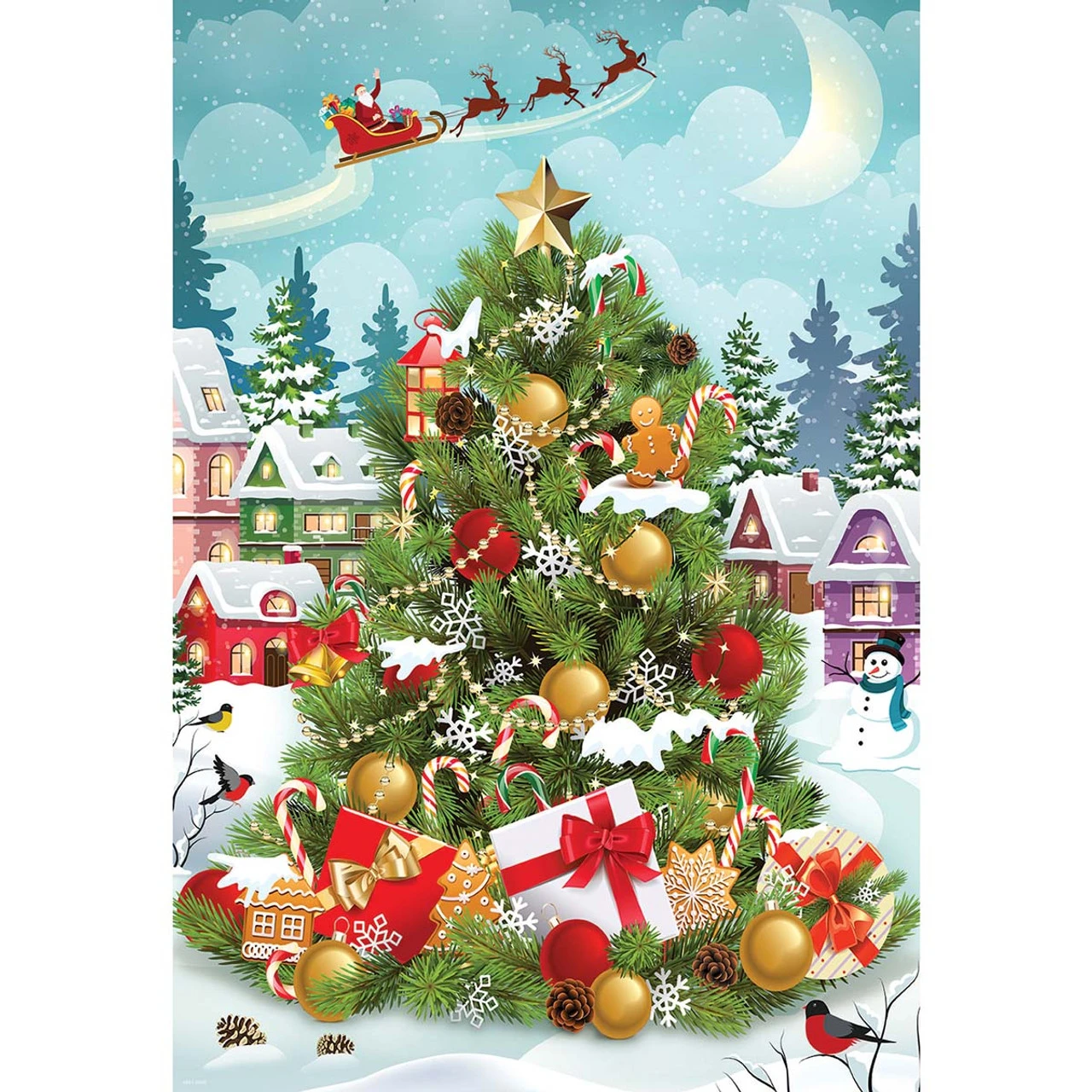 Eurographics Christmas Tree Tin Jigsaw Puzzle 1 Eurographics Christmas Tree Tin Jigsaw Puzzle