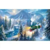 SunsOut Mountain Christmas Train Jigsaw Puzzle