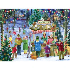 Vermont Christmas Company Winterfest Jigsaw Puzzle