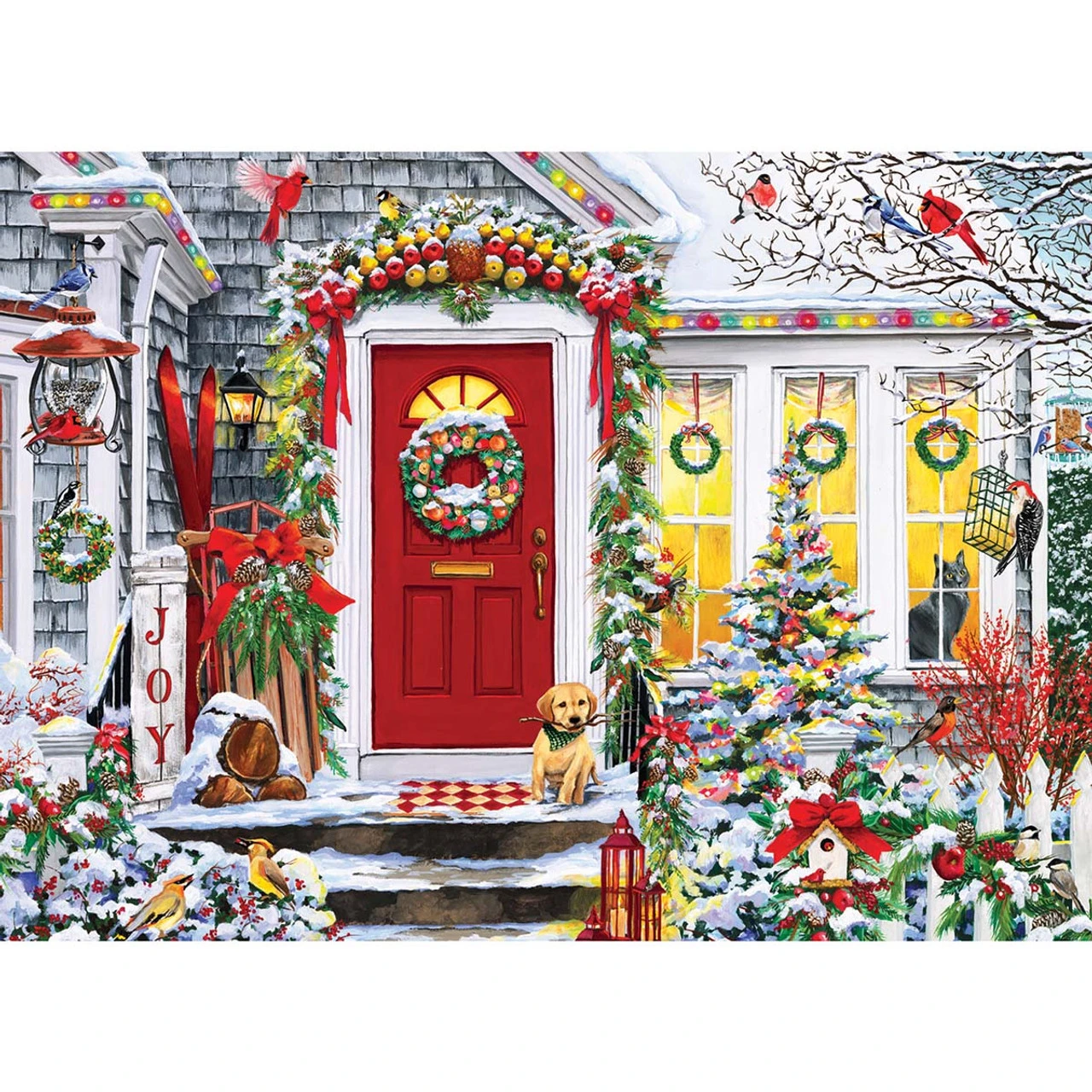 Vermont Christmas Company Winter Welcome Jigsaw Puzzle 1 Vermont Christmas Company Winter Welcome Jigsaw Puzzle