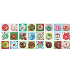 Eurographics Christmas Donuts Advent Calendar Jigsaw Puzzle -Eurographics || Diamond Dotz || Eeboo Store 605806 4 85908.1695054524